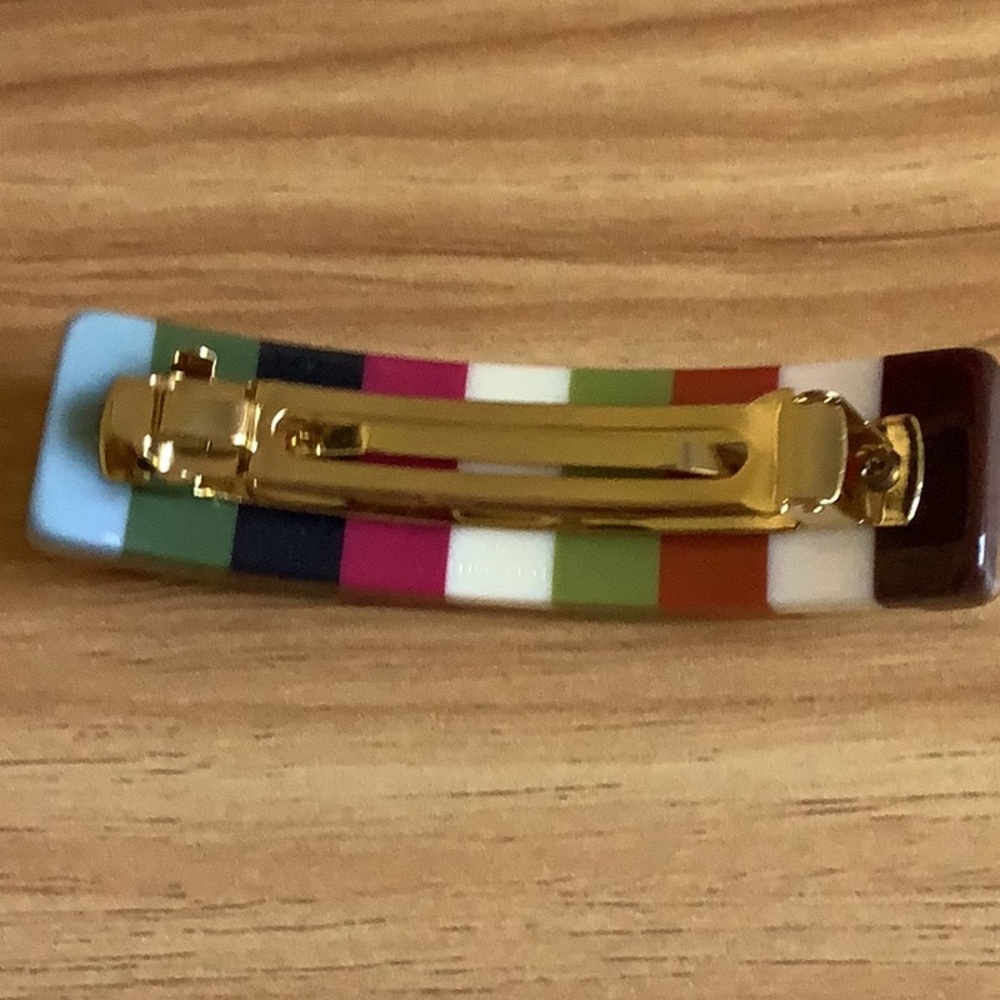 Coach Vintage Legacy Hair Barrette NIB RARE FIND NEW - Picture 3 of 3